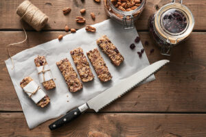 fruit and nut granola bars